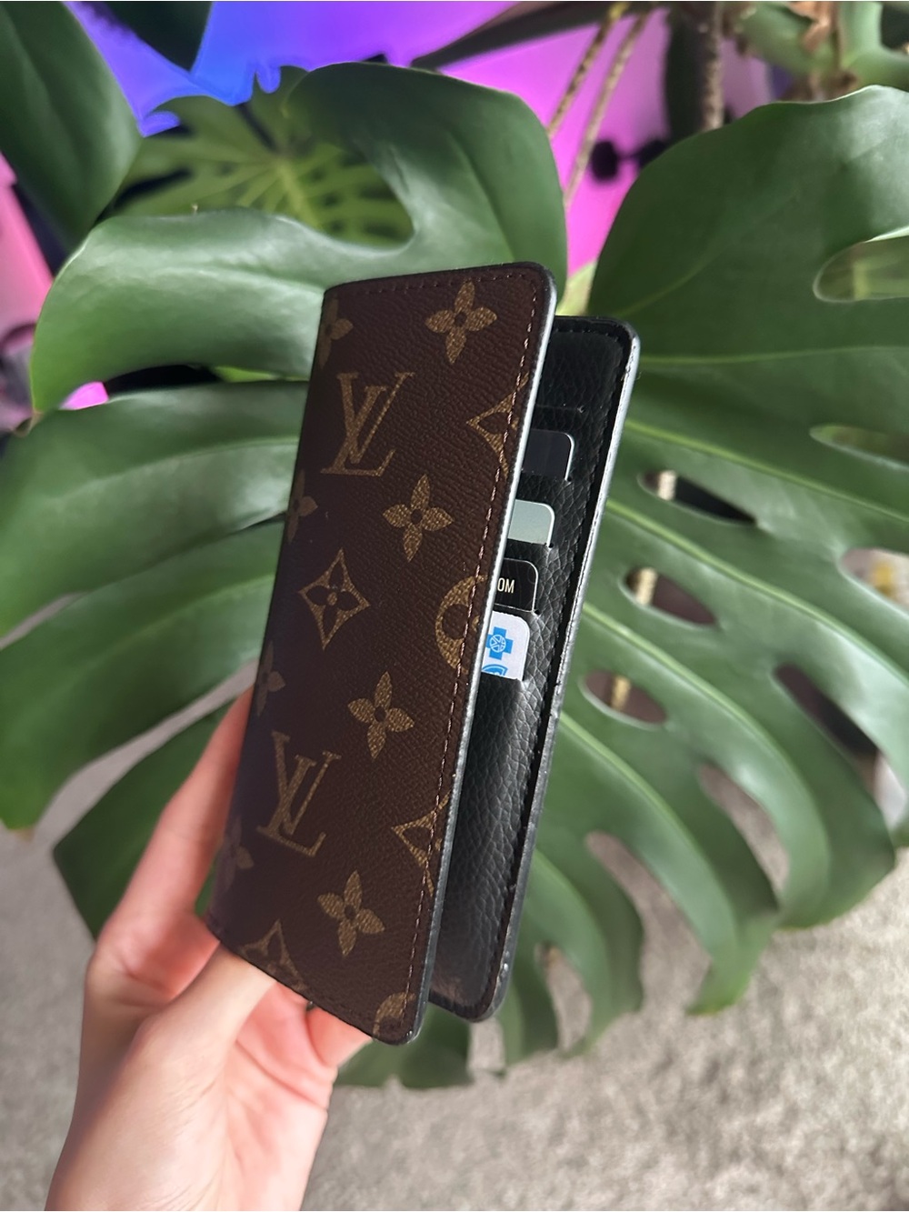 Designer Inspired Monogram Wallet - Picture 5 of 6